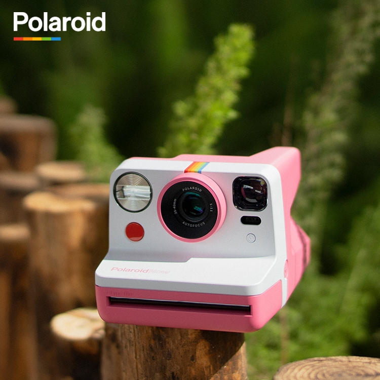 官方Polaroid Now宝丽来拍立得相机复古胶片相机粉红色学生胶片机